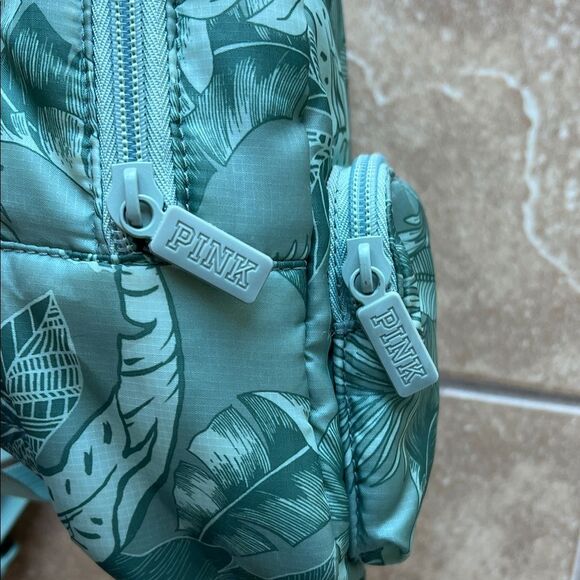 VS Pink Green Floral Mini Backpack - Picture 4 of 9